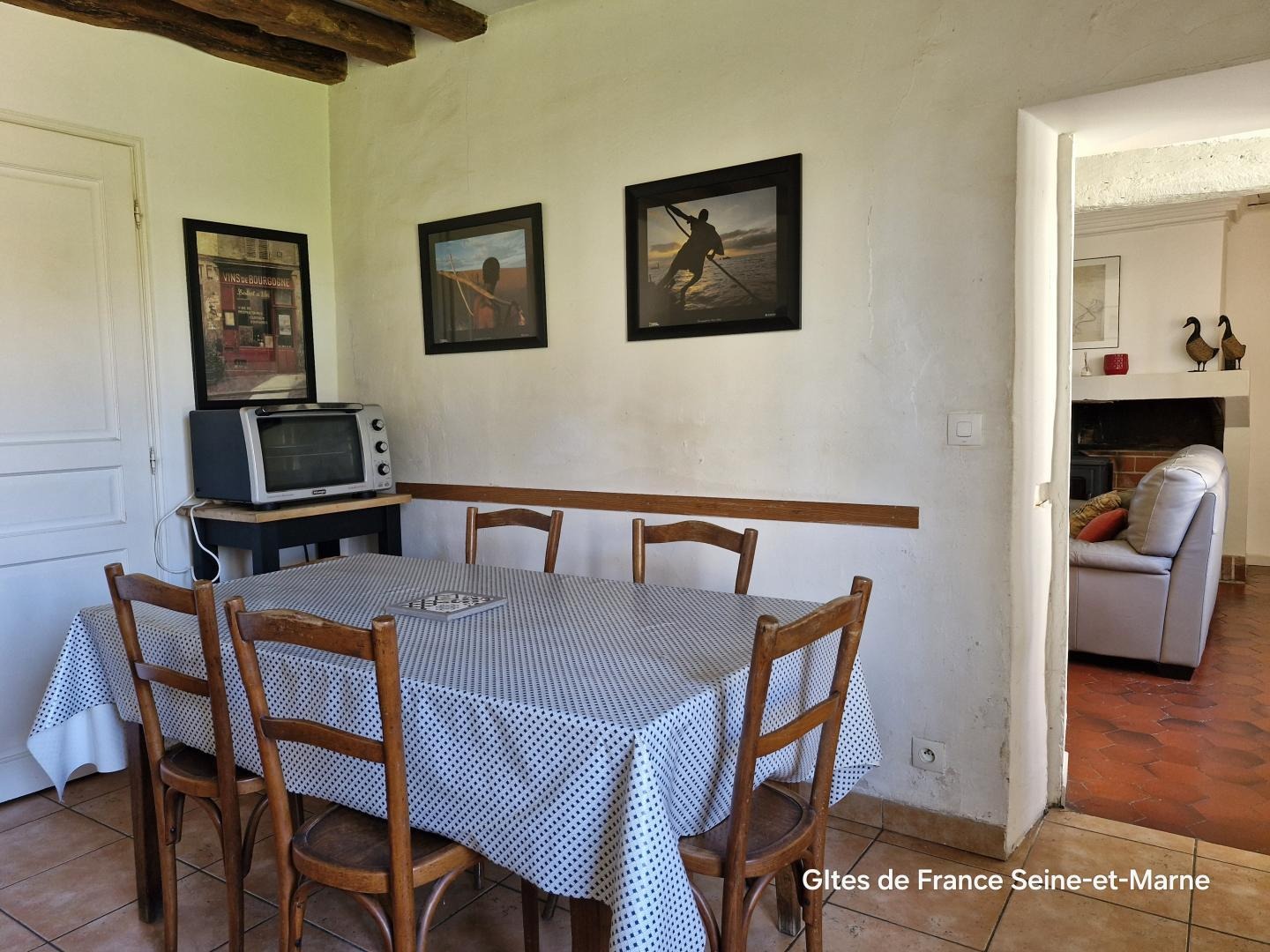 le coin repas dans la cuisine