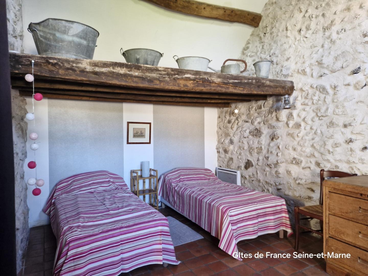 la chambre du rez de chaussée