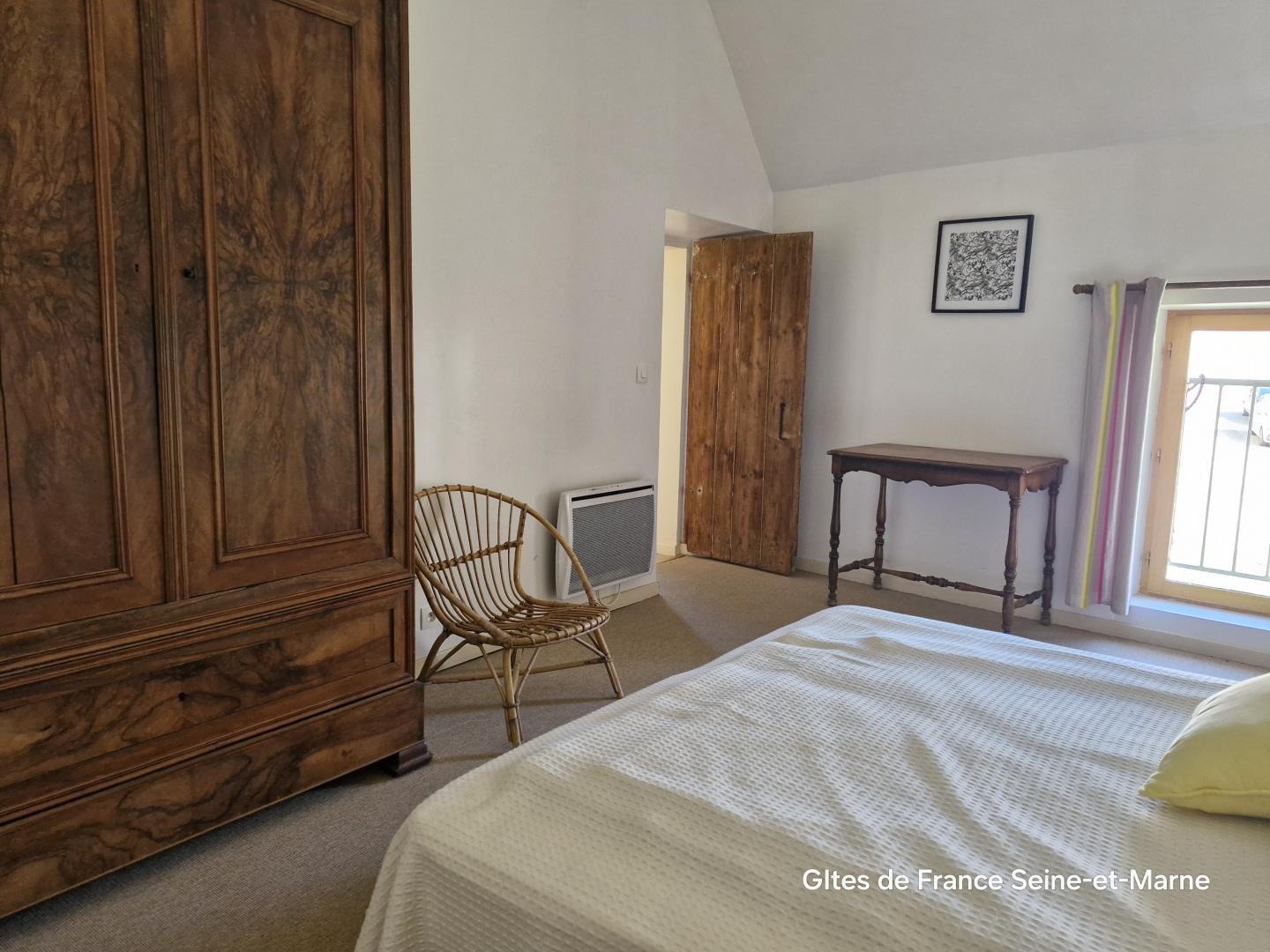 la chambre de l'étage