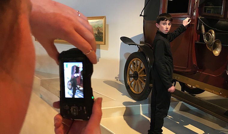 Atelier derrière la caméra au musée de la Grande Guerre à Meaux