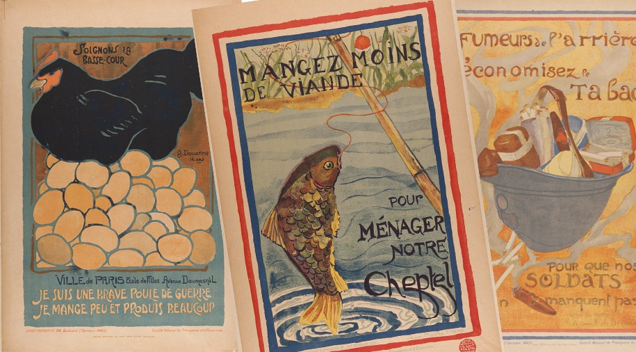 Visite atelier autour de la propagande anti-gaspi au musée de la Grande Guerre de Meaux