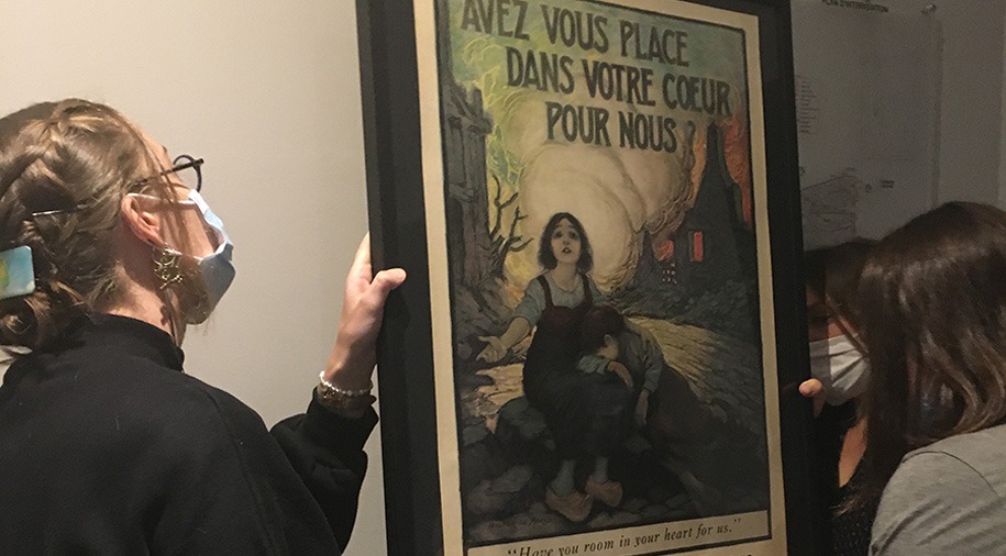 Musée en live affiches américaines