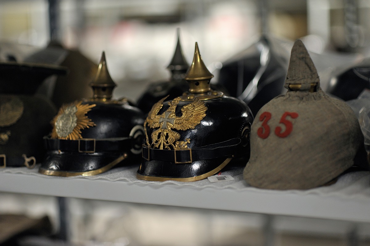 Casques à pointes allemands modèles 1895