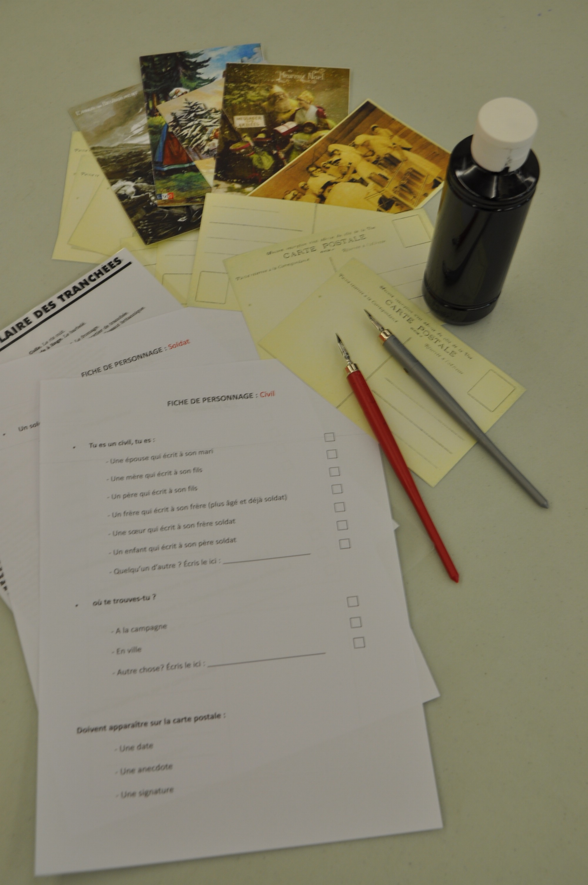 Atelier - Correspondance de guerre, spécial fêtes