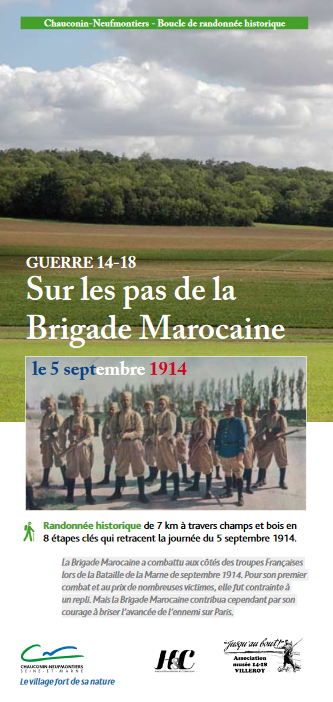 Dépliant randonnée historique "Sur les pas de la Brigade Marocaine"