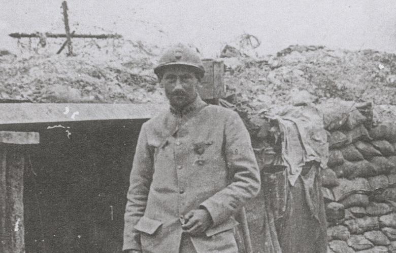 Alphonse Tellier décoré de la croix de guerre en 1917 Collection SAM2G